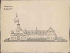 Warmbad f&uuml;r Zoppot, widok elewacji zachodniej