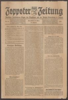 Dodatek do Zoppoter Zeitung „Kur- und Badleben Beilage zur Zoppoter Zeitung”, 1922, nr 11