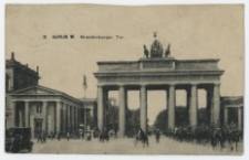 Berlin W. Branderburger Tor.