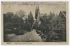 Soest. Gro&szlig;er Teich mit Wiesenkirche