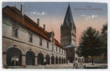 Soest. Rathaus-Stra&szlig; und Patrokli-Dom
