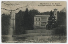 Villa Hochwasser bei Zoppot. Militär-Genesungsheim des XVII Armeekorps