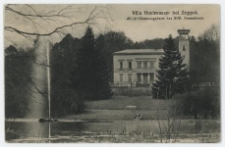 Villa Hochwasser bei Zoppot. Milit&auml;r-Genesungsheim des XVII Armeekorps