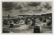 Ostseebad Gr&ouml;mitz. Strandleben