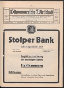 Ostpommersche Wirtschaft, Dezember 1932, Nummer 7