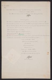 Wyciąg z rejestru Sp&oacute;łdzielni Kr&oacute;lewskiego Sądu Obwodowego w Poznaniu