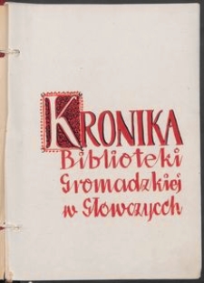 Kronika Biblioteki Gromadzkiej w Gł&oacute;wczycach [1947-1968]