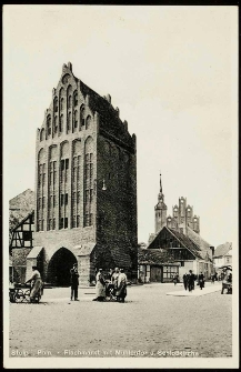 Fish market and the Mill Gate in Stolp