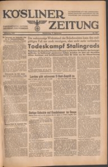 K&ouml;sliner Zeitung [1942-09] Nr. 257