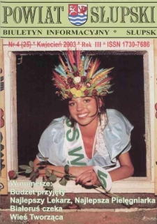 Powiat Słupski : biutetyn informacyjny, 2003, nr 4 (25)