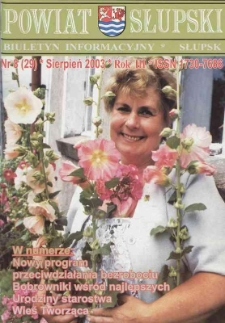 Powiat Słupski : biutetyn informacyjny, 2003, nr 8 (29)