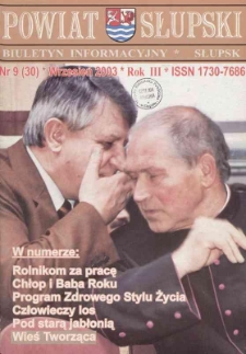 Powiat Słupski : biutetyn informacyjny, 2003, nr 9 (30)