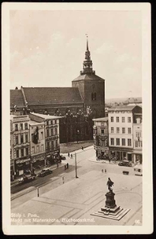 Rynek i kości&oacute;ł Mariacki w Stolpie