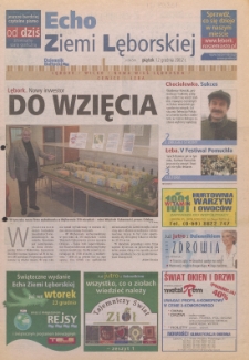 Echo Ziemi Lęborskiej, 2003, nr 50
