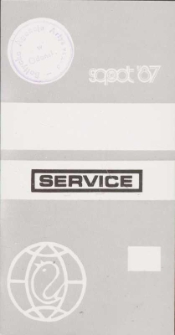 Identyfikator festiwalowy Sopot &rsquo;87 ,,SERVICE&rdquo;