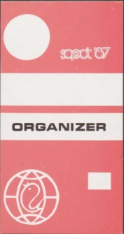 Festival badge Sopot '87 ORGANIZER