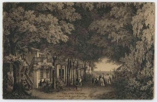 Poczt&oacute;wka, Alt-Zoppot Das erste Kurhaus, Durchblick zur See