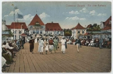 Poczt&oacute;wka, Ostseebad Zoppot Vor dem Kurhaus