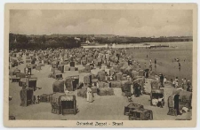 Photo postcard, Ostseebad Zoppot - Strand