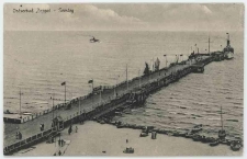 Postcard, Ostseebad Zoppot - Seesteg