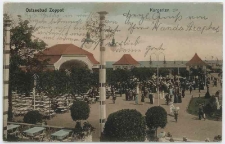 Poczt&oacute;wka, Ostseebad Zoppot. Kurgarten