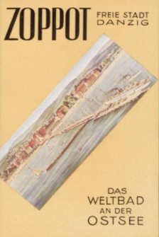 Ulotka - Sopot. Free City of Gdansk. The world spa on the Baltic Sea