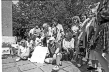 Plener malarski pod opieką Stefana Morawskiego w Miastku