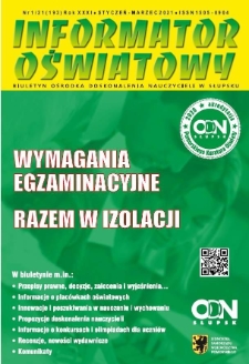 Informator Oświatowy, 2021, nr 1