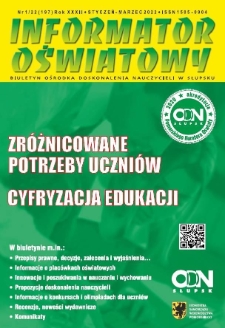Informator Oświatowy, 2022, nr 1