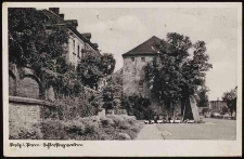 Castle garden and castle in Stolp