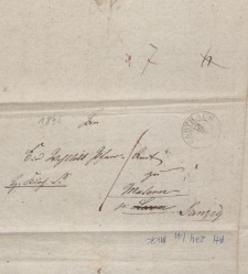 List nadany w Kartuzach 13 sierpnia 1845 r.