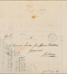 List nadany w Kartuzach w 1852 r.