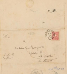 List nadany w Kartuzach 7 września 1887 r.