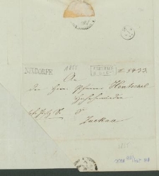 List nadany 8 maja 1855 r. w Kartuzach