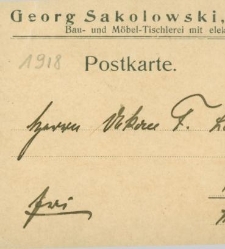 List nadany w Kartuzach 16 czerwca 1918 r.