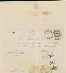List nadany w Kartuzach 4 grudnia 1871 r.
