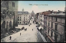 Plac Kościelny i Neutorstrasse w Stolpie
