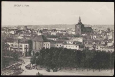 Panorama Stolpu: Nowa Brama, d. kości&oacute;ł św. Mikołaja, kości&oacute;ł Mariacki