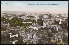 Panorama Stolpu: Bahnhofstrasse, plac Bismarcka