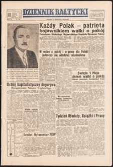 Dziennik Bałtycki, 1950, nr 106