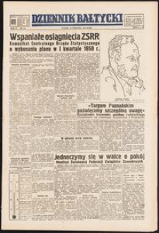 Dziennik Bałtycki, 1950, nr 116