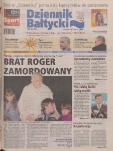 Dziennik Bałtycki, 2005, nr 191