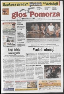 Głos Pomorza, 2001, sierpień, nr 182
