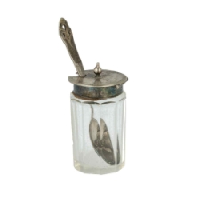 Musztardnica z łyżeczką