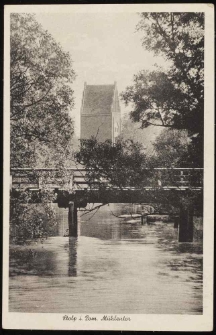 Rzeka i Brama Młyńska w Stolpie