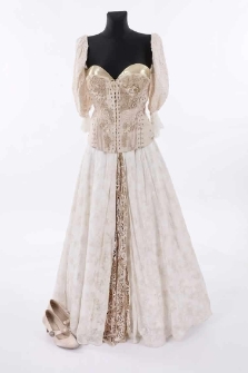 Clarissa's costume from the play &lsquo;The Servant of Two Masters&rsquo;