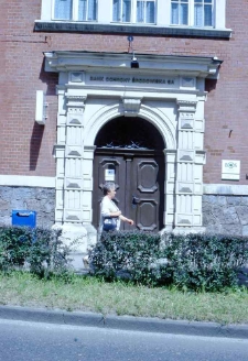 Portal budynku Starostwa w Słupsku