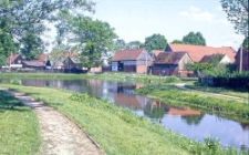 Swołowo, widok na staw od strony południowej