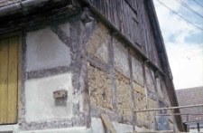 Swołowo, nr 39. Remont szczytu kurnej chaty