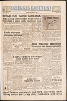 Dziennik Bałtycki, 1950, nr 225